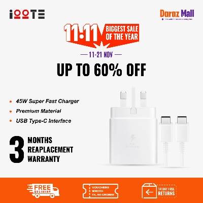 Picture of Samsung 45W USB-C PD Charger with Cable [EP-TA845]