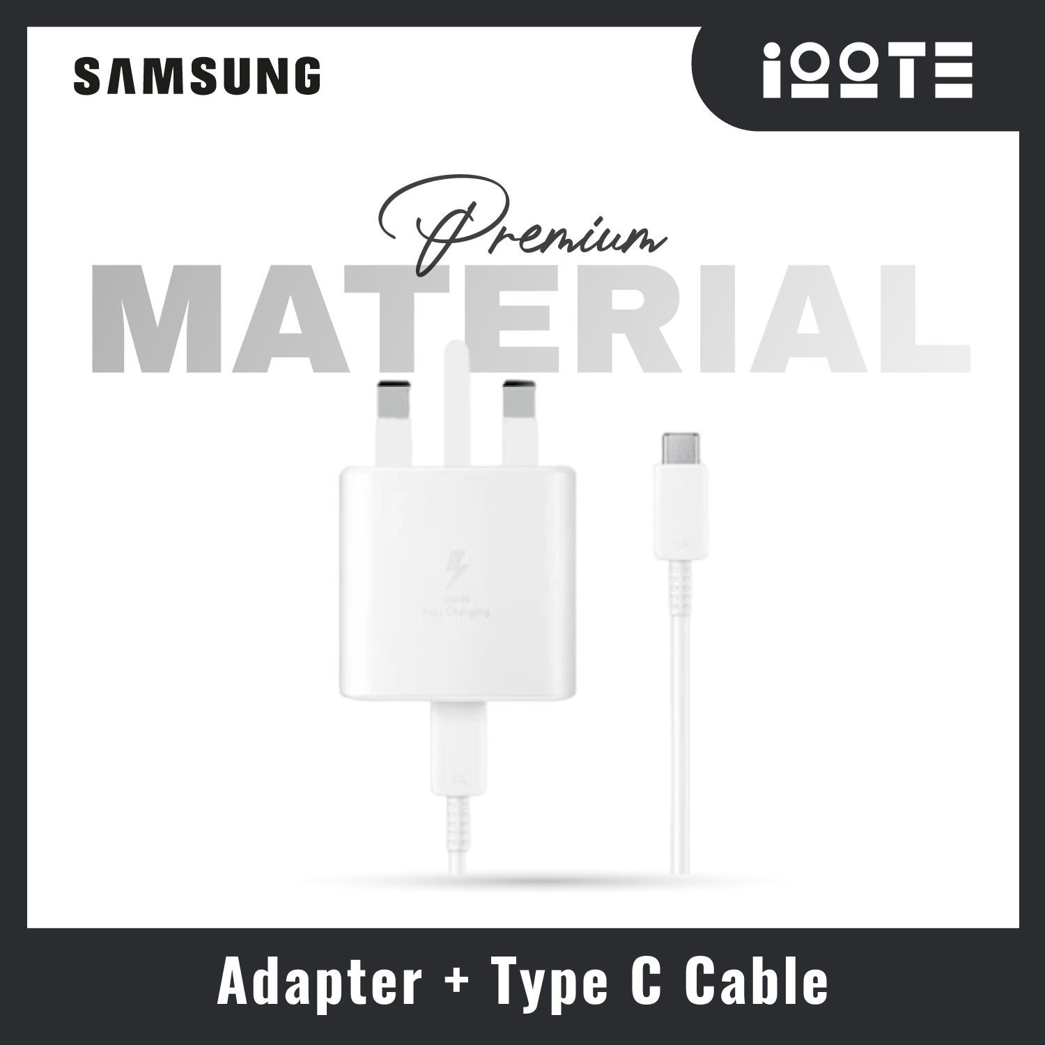 Picture of Samsung 45W USB-C PD Charger with Cable [EP-TA845]