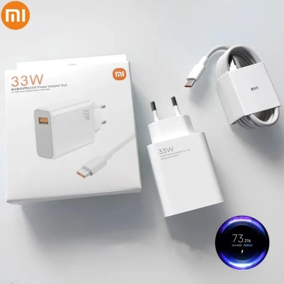 Picture of Xiaomi 33W  Turbo Fast Charger Adapter with Type C Cable Power Adapter Suit (MDY-11-EZ)  EU