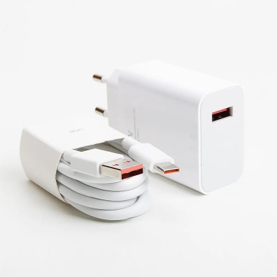 Picture of Xiaomi 33W  Turbo Fast Charger Adapter with Type C Cable Power Adapter Suit (MDY-11-EZ)  EU