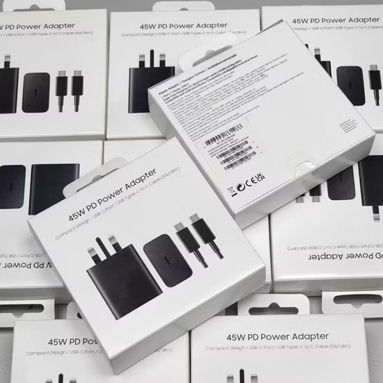 Picture of Samsung 45w PD Power Adapter with Type-C Cable 3 Pin (EP-T4510)