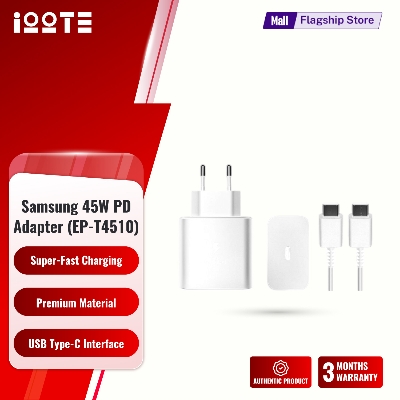 Picture of Samsung 45w PD Power Adapter with Type-C Cable 2 Pin (EP-T4510)
