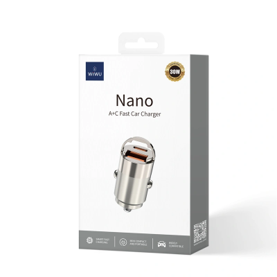 Picture of WIWU WI-QC028 30W Nano Car Charger-Titanium