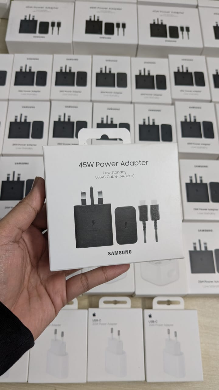 Picture of Samsung 45W Power Adapter with USB-C Cable (3 Pin) (EP-T4511)