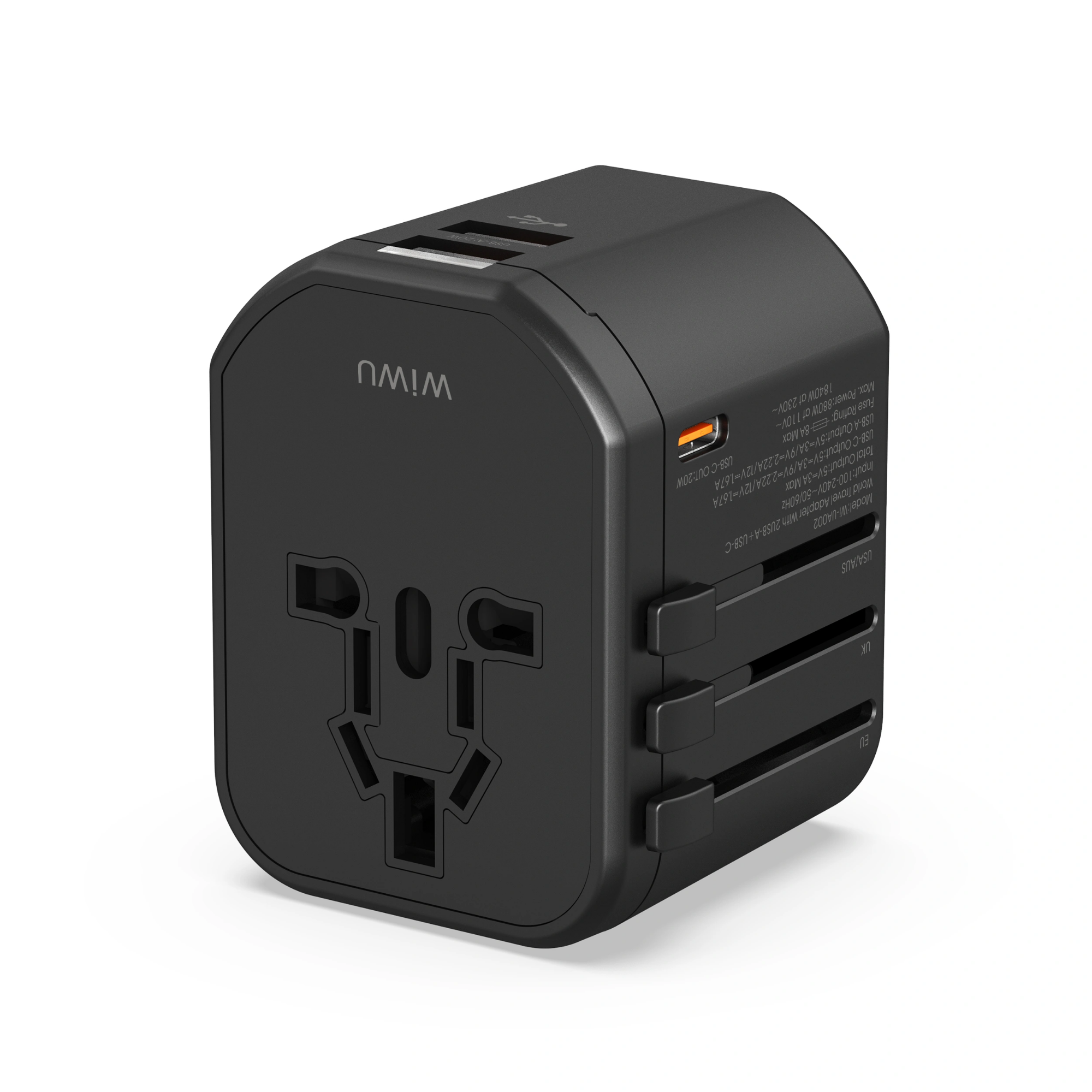 Picture of Wiwu Wi-UA002 20W Universal Travel Adapter