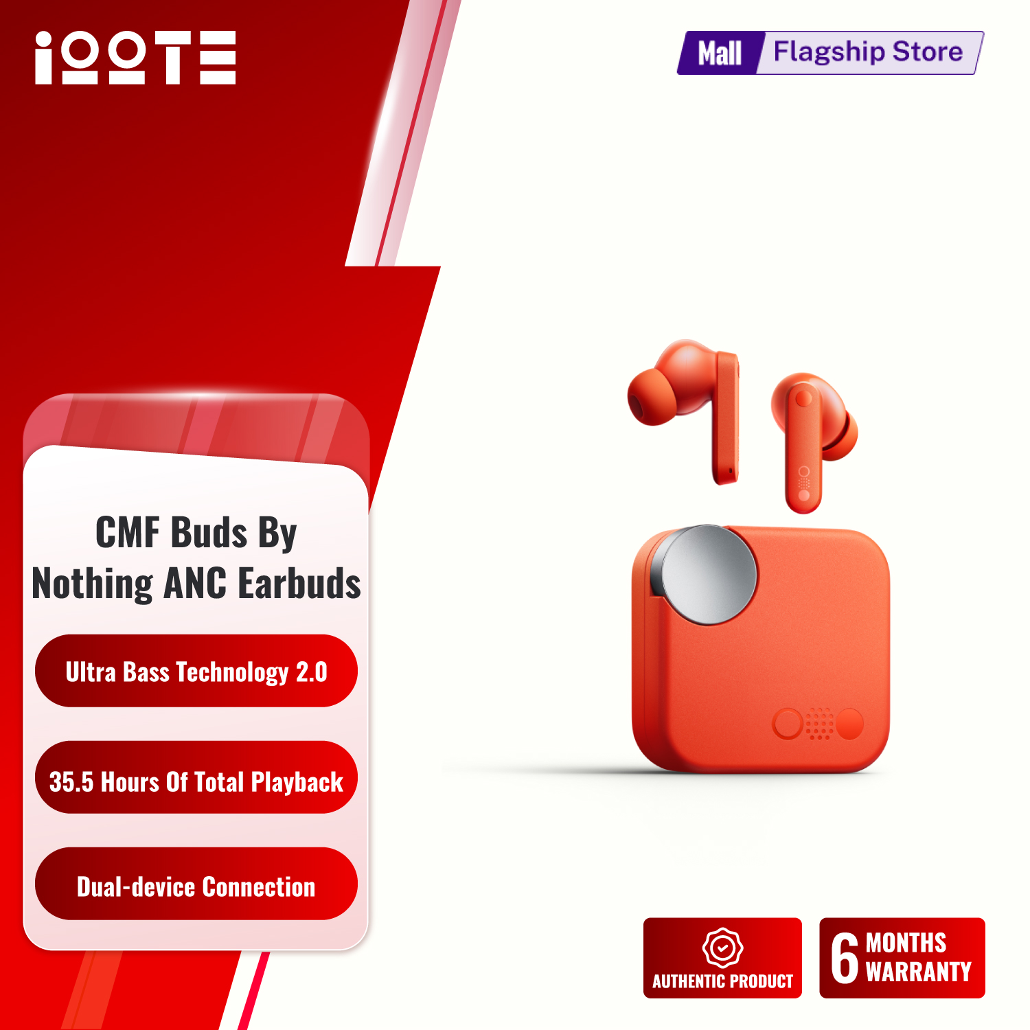 Picture of CMF Buds By Nothing 42dB ANC Earbuds