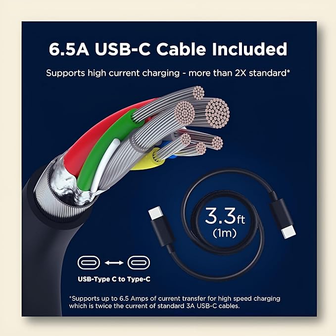 Picture of Motorola 68W USB-C Charger with GanFast Technology
