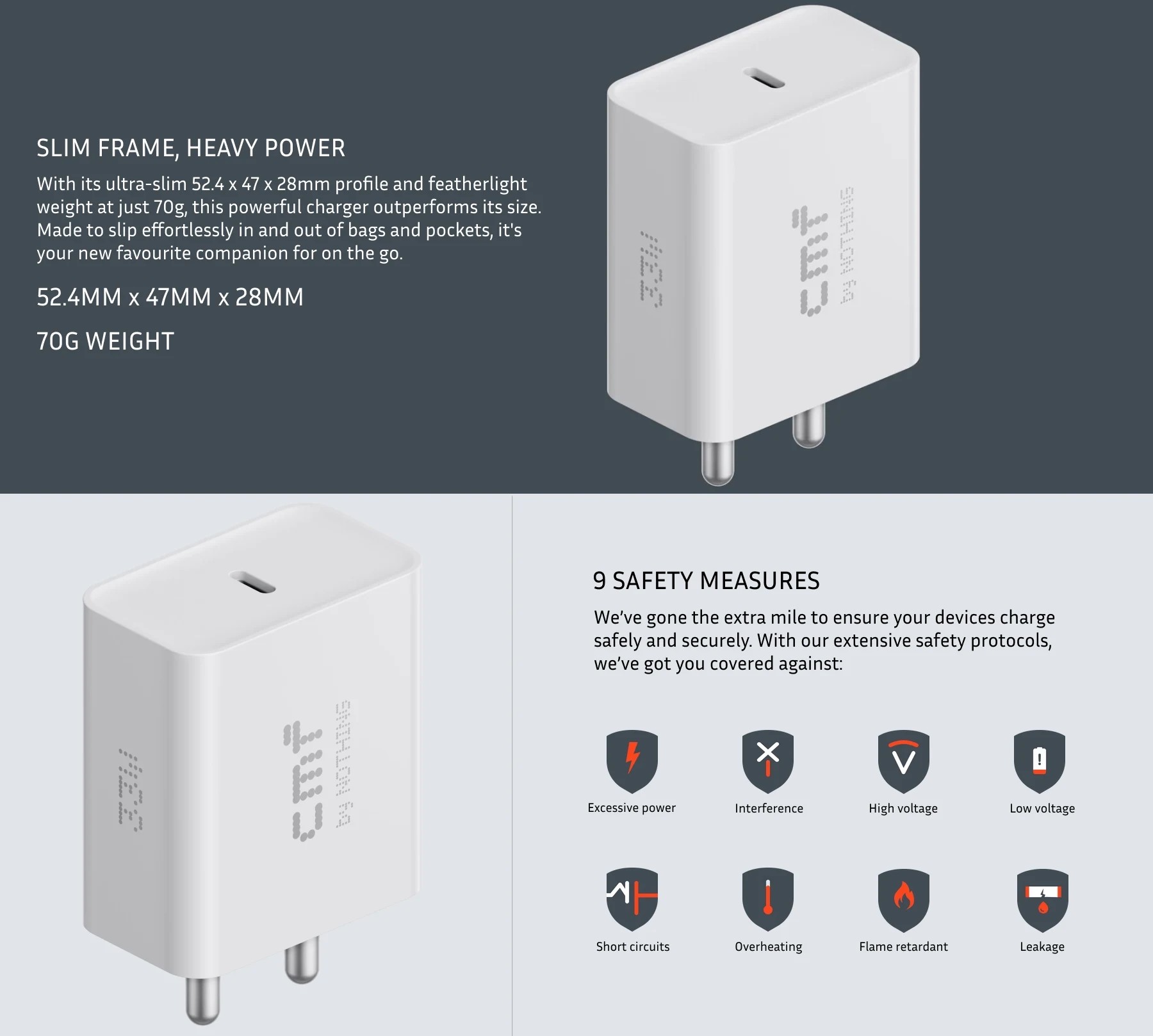 Picture of CMF by Nothing Power 33W USB-C Power Fast Charger Adapter