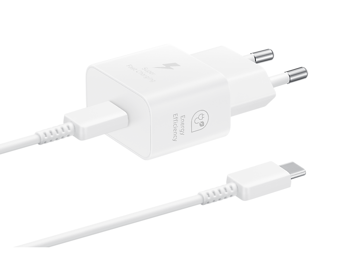 Picture of Samsung 25W Power Adapter T2510 with USB Type-C to C Cable (3A/1m)