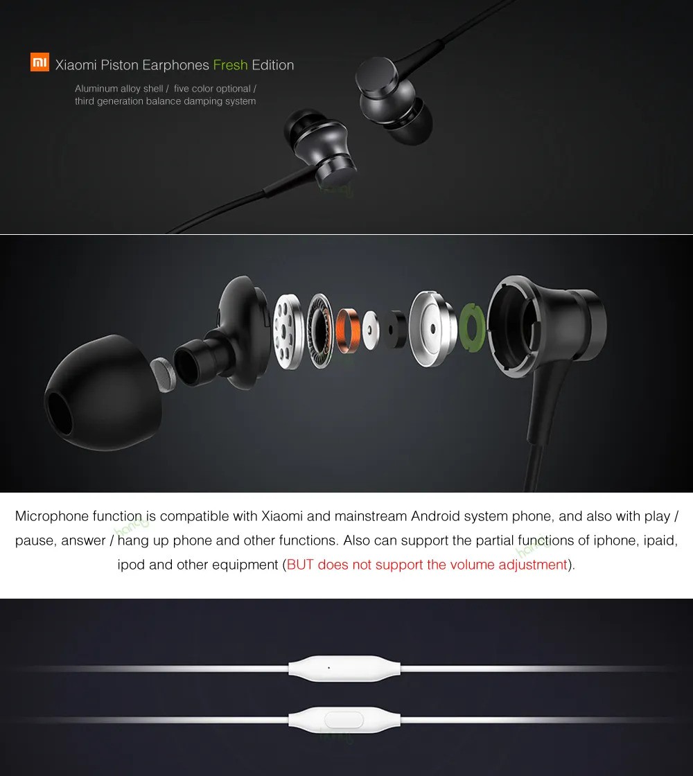 Picture of Xiaomi Mi In-Ear Basic 3.5mm In-Ear Wired Earphone BHR7670CN