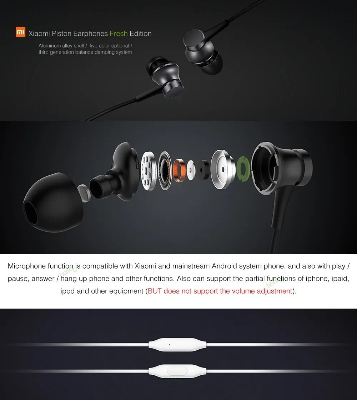 Picture of Xiaomi Mi In-Ear Basic 3.5mm In-Ear Wired Earphone BHR7670CN