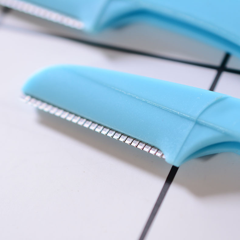 Picture of keli 4pcs Foldable Eyebrow Facial Hair Removal, Shaper, and Trimmer in New Design - Blue