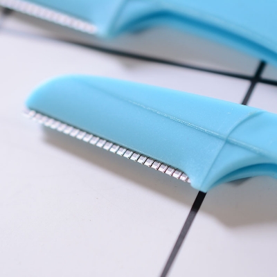 Picture of keli 4pcs Foldable Eyebrow Facial Hair Removal, Shaper, and Trimmer in New Design - Blue