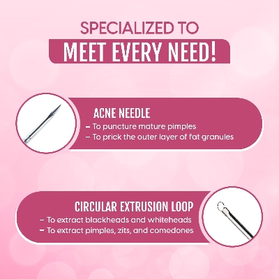 Picture of Bron Stick / Blackhead Remover Tool Acne Pimple Extractor (Silver) 1 pcs