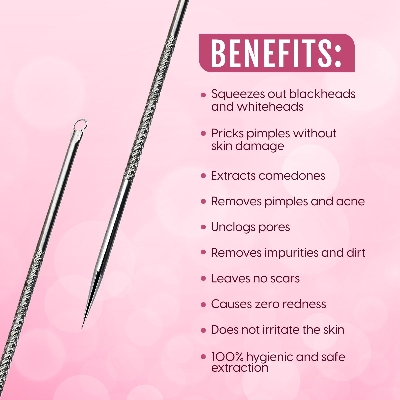 Picture of Bron Stick / Blackhead Remover Tool Acne Pimple Extractor (Silver) 1 pcs