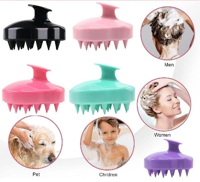 Picture of MAANGE High-quality Silicone Shampoo Brush / Hair Scalp Massage Brush Silicone Hair Care