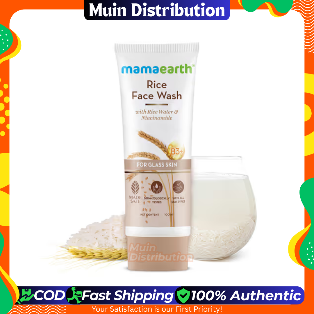 Picture of Mamaearth Rice Face Wash With Rice Water & Niacinamide for Glass Skin - 100 ml