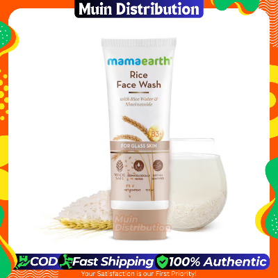 Picture of Mamaearth Rice Face Wash With Rice Water & Niacinamide for Glass Skin - 100 ml