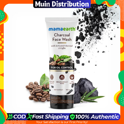 Picture of Mamaearth Charcoal Face Wash with Activated Charcoal and Coffee for Oil Control – 100 ml