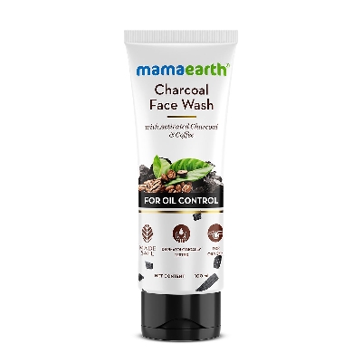 Picture of Mamaearth Charcoal Face Wash with Activated Charcoal and Coffee for Oil Control – 100 ml