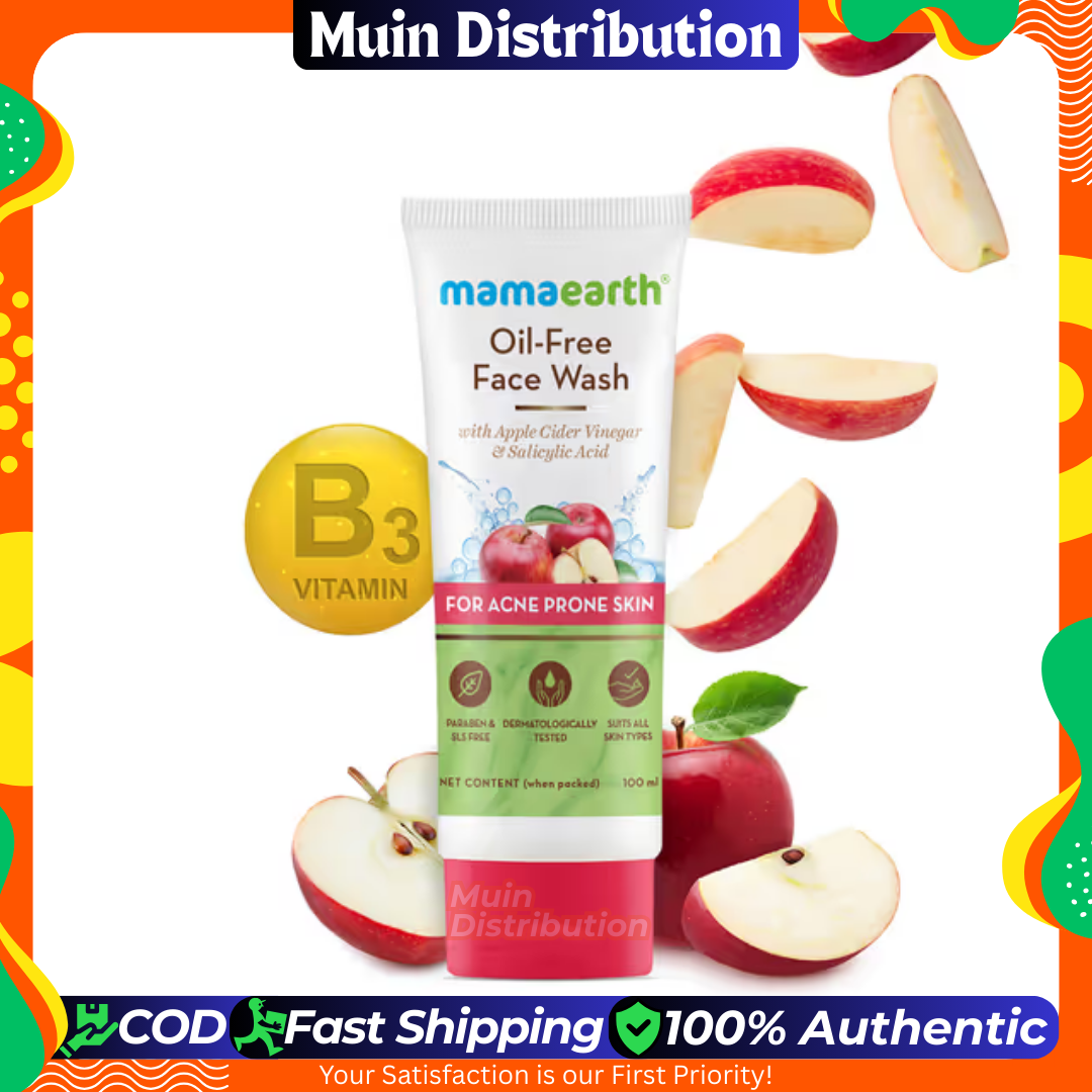 Picture of Mamaearth Oil-Free Face Wash with Apple Cider Vinegar & Salicylic Acid for Acne-Prone Skin – 100ml