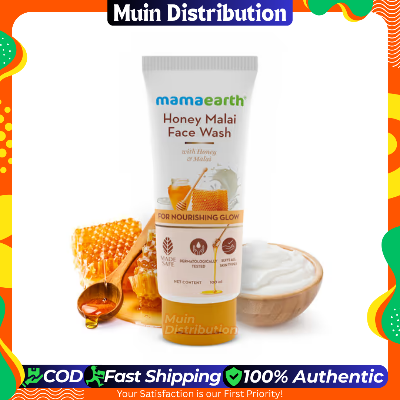 Picture of Mamaearth Honey Malai Face Wash with Honey & Malai For Nourishing Glow - 100 ml