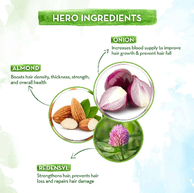 Picture of Mamaearth Onion Hair Oil for Hair Growth & Hair Fall Control with Onion Oil & Redensyl - 100ml