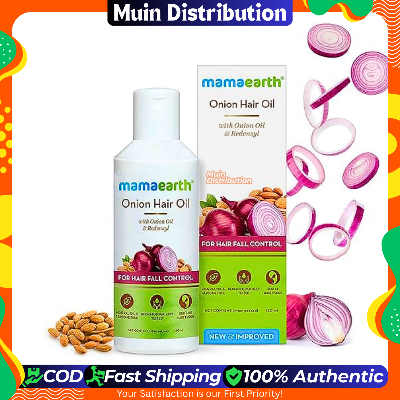 Picture of Mamaearth Onion Hair Oil for Hair Growth & Hair Fall Control with Onion Oil & Redensyl - 250ml
