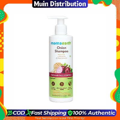 Picture of Mamaearth Onion Shampoo for Hair Fall Control and Hair Growth with Onion & Plant Keratin -  250 ml