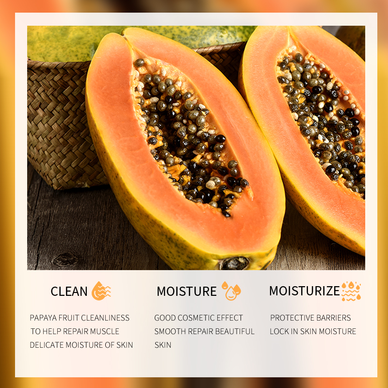 Picture of BIOAQUA Papaya Purifying Moisturizing Cleanser - 100g