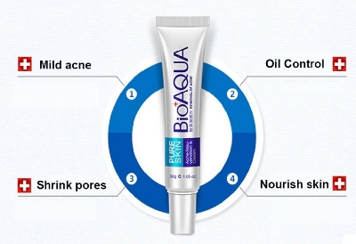 Picture of BIOAQUA Pure Skin Acne Scar Removal & Rejuvenation Cream – Anti-Acne, Scar Fading & Skin Repair (30g)