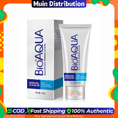 Picture of BIOAQUA - Facial Cleanser Acne Treatment Blackhead Remover Oil Whitening Shrink Pores Bioaqua Face Wash -100g - BQY00057