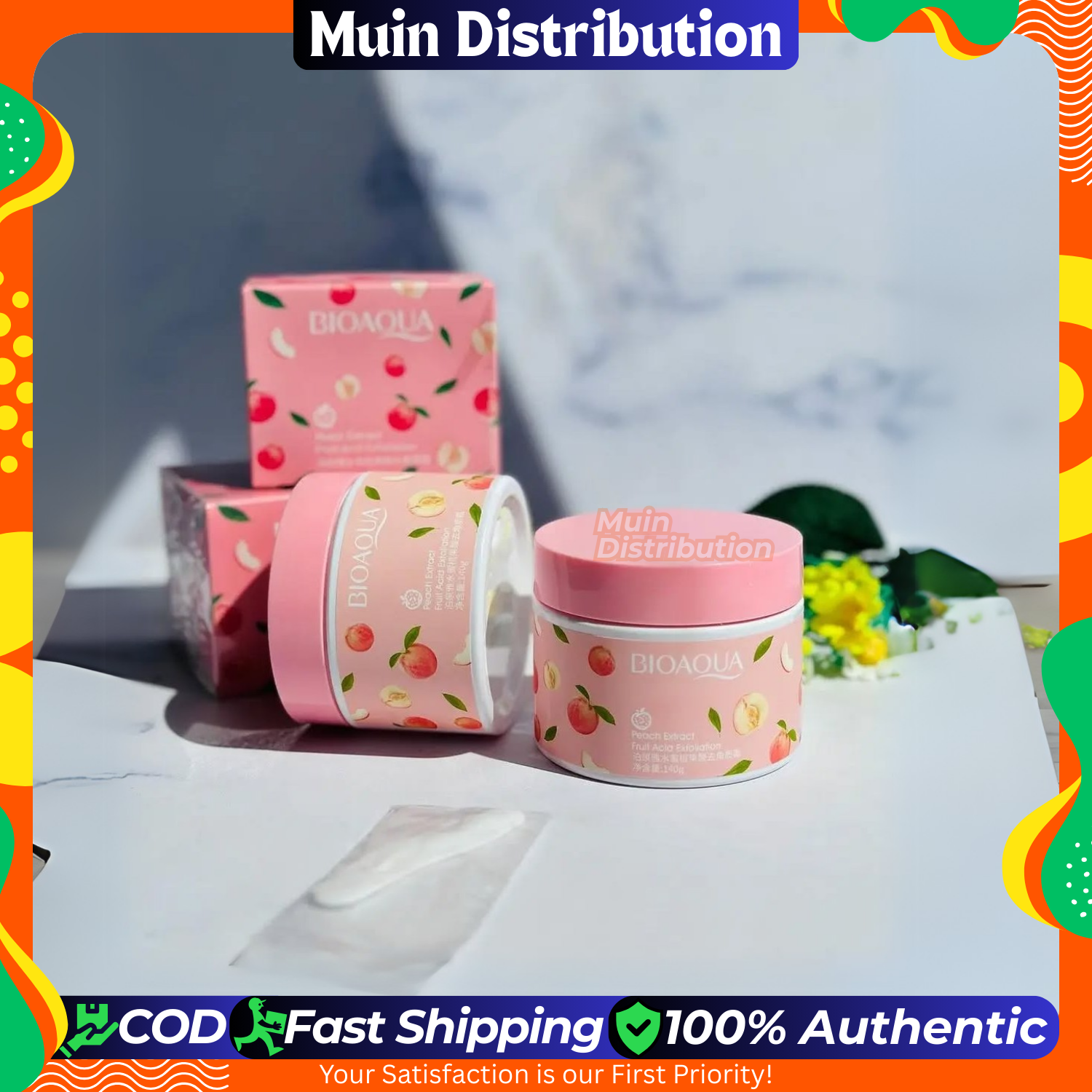 Picture of BIOAQUA Peach Extract Fruit Acid Exfoliating Face Gel 140g