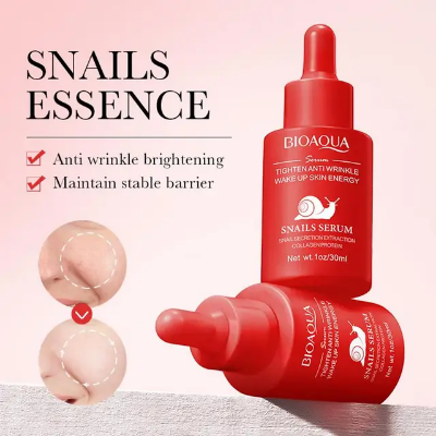 Picture of Bioaqua Snails Serum Tighten Anti Wrinkle Wake Up Skin Energy Essence 30ml