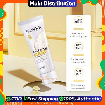 Picture of BIOAQUA Rice Raw Pulp Facial Cleanser / Added Rice Extract Face Wash - 100g
