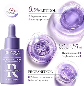 Picture of BIOAQUA Retinol Serum Anti Wrinkle Tighten Tender Skin Elastic Essence - 30ml