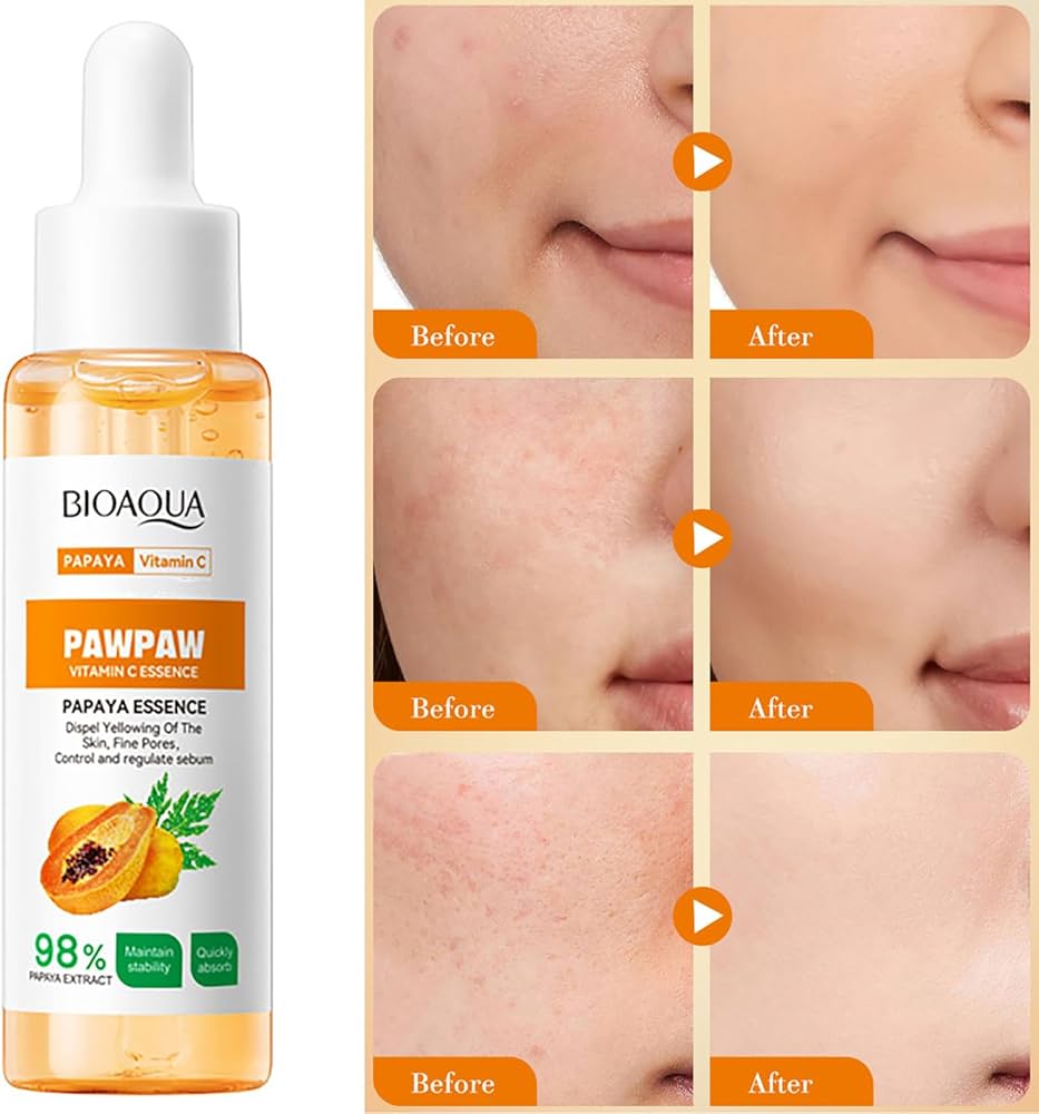 Picture of BIOAQUA PAW PAW Vitamin C Essence Papaya Extract Brightening Serum 30ml