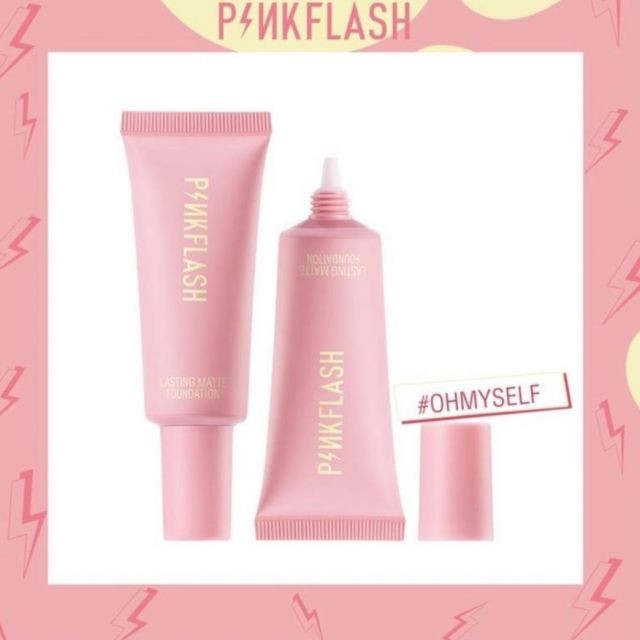 Picture of PinkFlash Foundation #5 Tan Walnut (Suitable for Natural Tan) OhMySelf Foundation Weightless Lasting All Day High Coverage Oil Control Matte - 25g