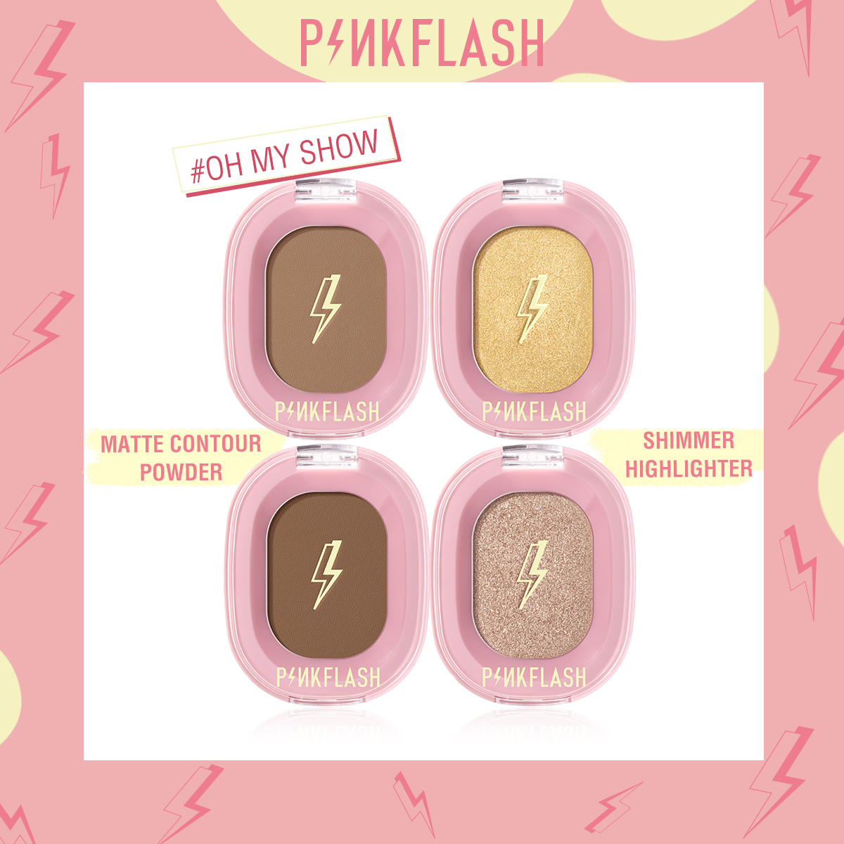 Picture of PinkFlash (Highlighter & Contour) All Over Face Highlighter & Contour Palette