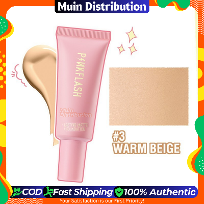 Picture of PinkFlash Foundation #3 Warm Beige (Suitable for Natural Warm) OhMySelf Foundation Weightless Lasting All Day High Coverage Oil Control Matte - 25g