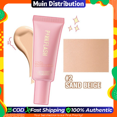 Picture of PinkFlash Foundation #2 Sand beige (Suitable for light to warm) OhMySelf Foundation Weightless Lasting All Day High Coverage Oil Control Matte - 25g