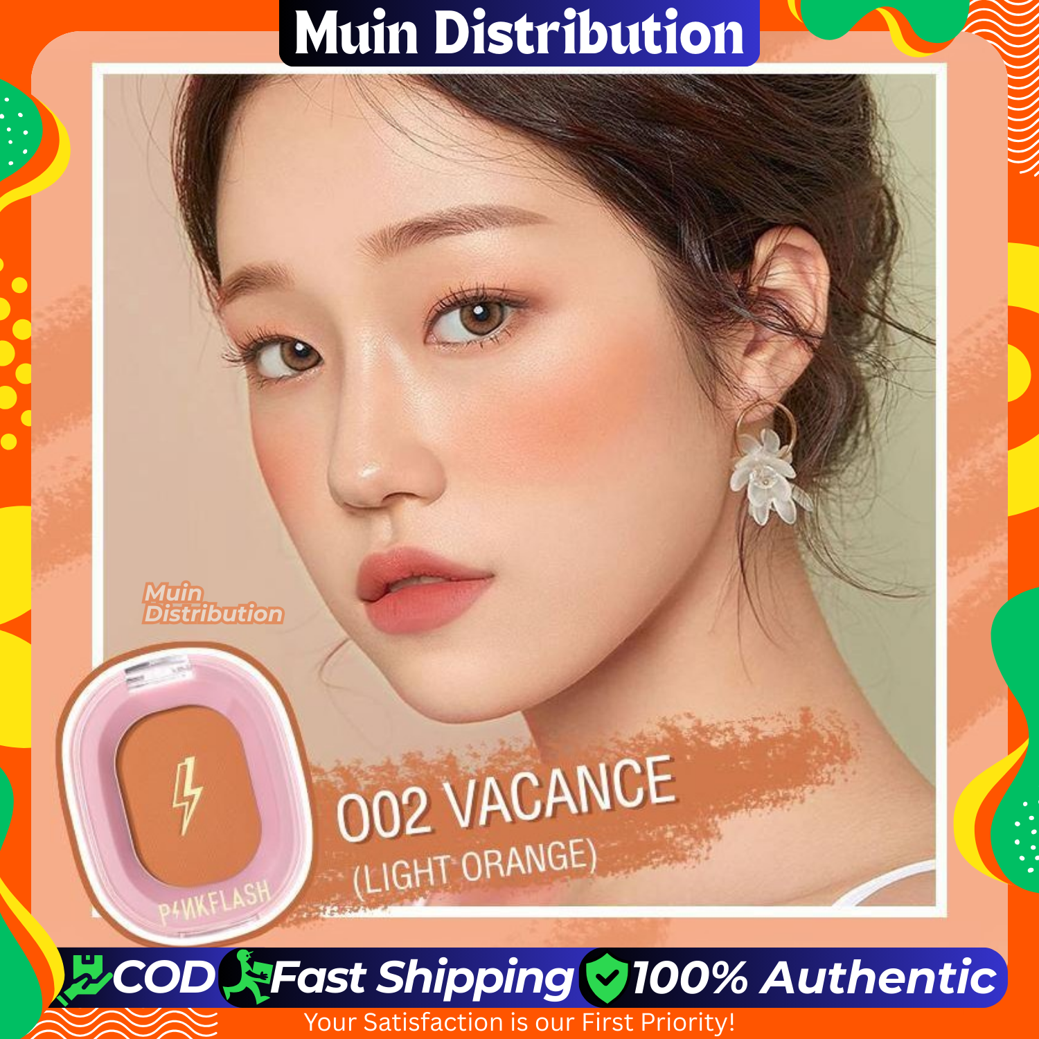 Picture of PinkFlash Soft Pigment Blush #O02 Vacance (Light Orange)