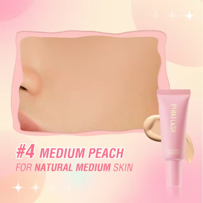 Picture of PinkFlash Foundation #4 Medium peach (Suitable for warm pink) OhMySelf Foundation Weightless Lasting All Day High Coverage Oil Control Matte - 25g
