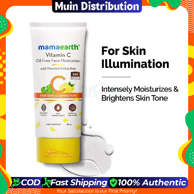 Picture of Mamaearth Vitamin C Oil-Free Moisturizer For Face with Vitamin C and Gotu Kola for Skin Illumination - 80g