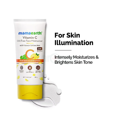 Picture of Mamaearth Vitamin C Oil-Free Moisturizer For Face with Vitamin C and Gotu Kola for Skin Illumination - 80g