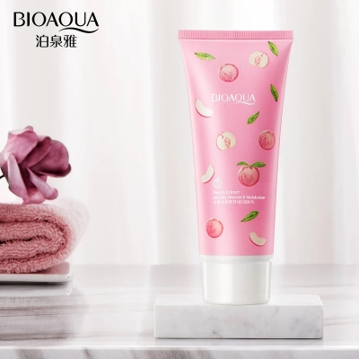 Picture of BIOAQUA Peach Extract Amino Acid Cleanser Gentle Cleansing Moisturizing Foaming Cleanser 100g