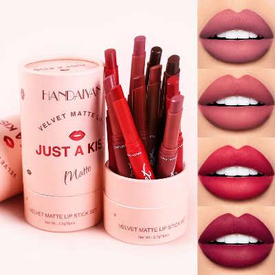 Picture of HANDAIYAN Just a Kiss velvet Lipstick set of 8 pcs