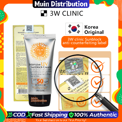 Picture of 3W Clinic Intensive UV Sunblock Cream SPF50 PA+++ 70ml