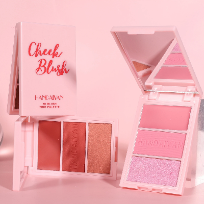 Picture of HANDAIYAN 3 in 1 3D Blush Bronzer Contour Eyeshadow Palette