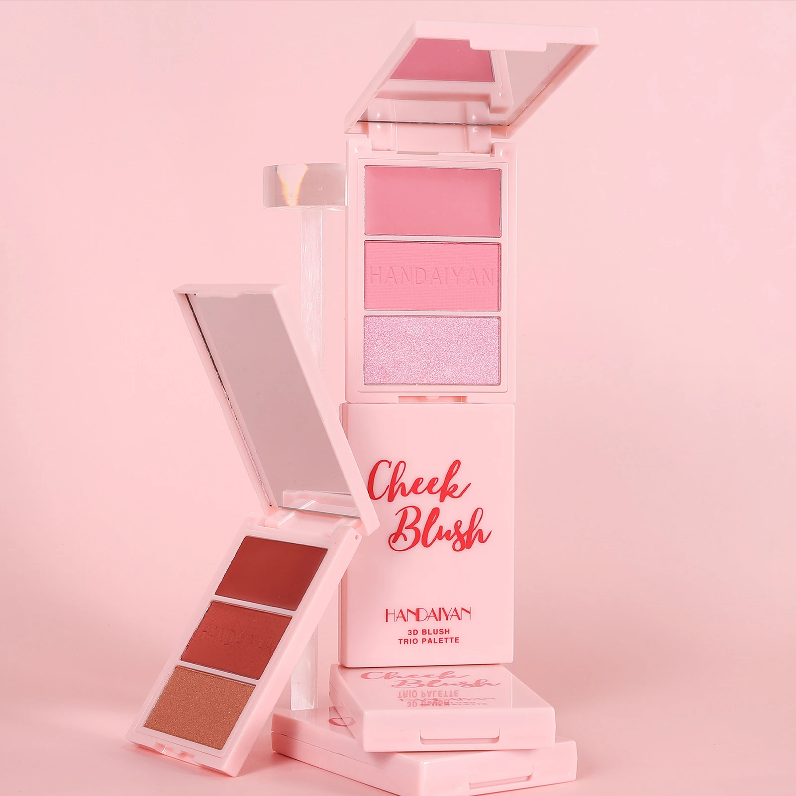 Picture of HANDAIYAN 3 in 1 3D Blush Bronzer Contour Eyeshadow Palette